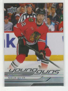 2024-25 UPPER DECK #491 NOLAN ALLAN CLEAR CUT YOUNG GUNS CHICAGO
