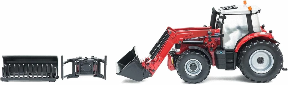 Britains 1:32 Massey Ferguson 6616 Tractor with Front Loader, Farm Set Toy Tract - Image 3 of 3