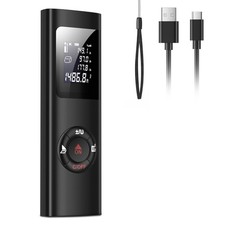 Laser Entfernungsmesser 60m USB Aufladbar, LCD Hintergrundbeleuchtung
