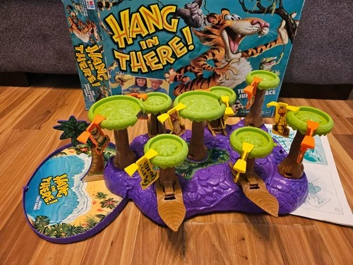 Vintage Hang In There Action Electronic Board Game Complete Milton Bradley 2000