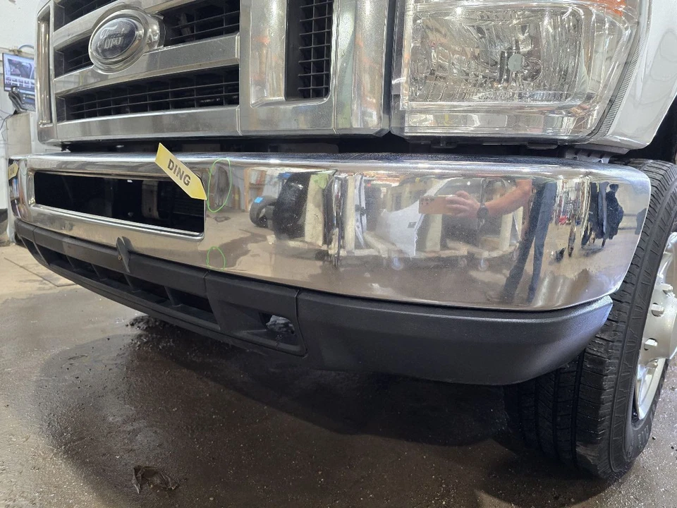 Front Bumper Chrome Fits 08-19 FORD E350 VAN 621598 Foto 2 de 4