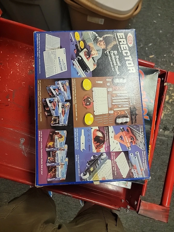 JUEGO ERECTOR TANQUE DEFENSA Maxx Steele 1984 vintage  Foto 4 de 4