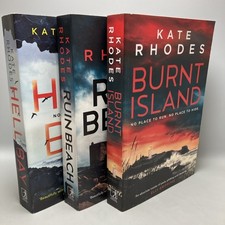 Kate Rhodes Burnt Island Ruin Beach Hell Bay 3 Paperback Book Crime Bundle