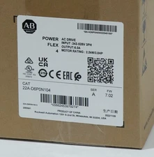 22A-D6P0N104 Ser/A New Factory Sealed PowerFlex 4 AC Drive