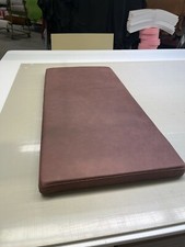 Bankauflage echt Leder vintage usedlook braun rutschfest 108x50x5 cm  Antirutsch