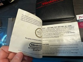 Signed Robocop Nintendo NES GAME Peter Weller USA NTSC Format Official JSA