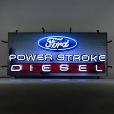 Ford Power Stroke Diesel Neon Sign Powerstroke wall lamp F-150 F-350 Truck 2024
