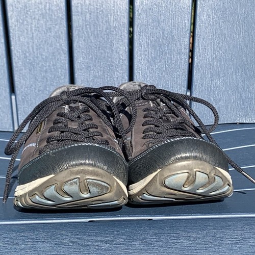 Dansko Shoe Womens 39 Paisley Sneaker 8.5 Gray Leather Comfort Vibram Waterproof - Picture 12 of 16