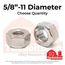 5/8"-11 Stainless Steel Heavy Hex Nuts Choose Qty 