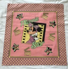 Vintage Walt Disney Company Minnie Mouse Scarf Bandana Pop Art J.A. Woronowicz