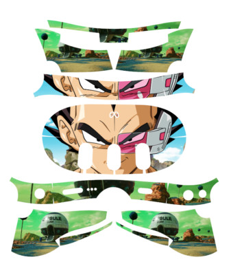 Aufkleber Augen für Meta Quest 3 VR Brille Sticker Vegeta style