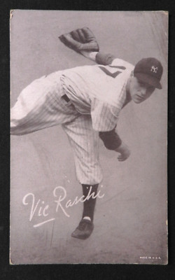 1950's Exhibit Vic Raschi Card