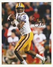 JORDAN JEFFERSON Signed/Autographed LSU TIGERS Photo w/COA