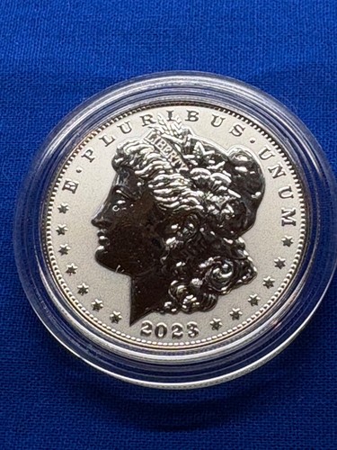 2023 S PRUEBA INVERSA DÓLAR MORGAN DE JUEGO DE DOS MONEDAS DUEÑO ORIGINAL ENVÍO GRATIS