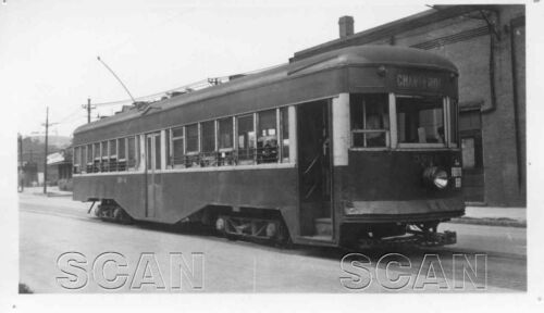 OE219 RP 1940s PITTSBURGH RAILWAYS CAR #3804 ' CHARLEROI '  - Picture 1 of 1