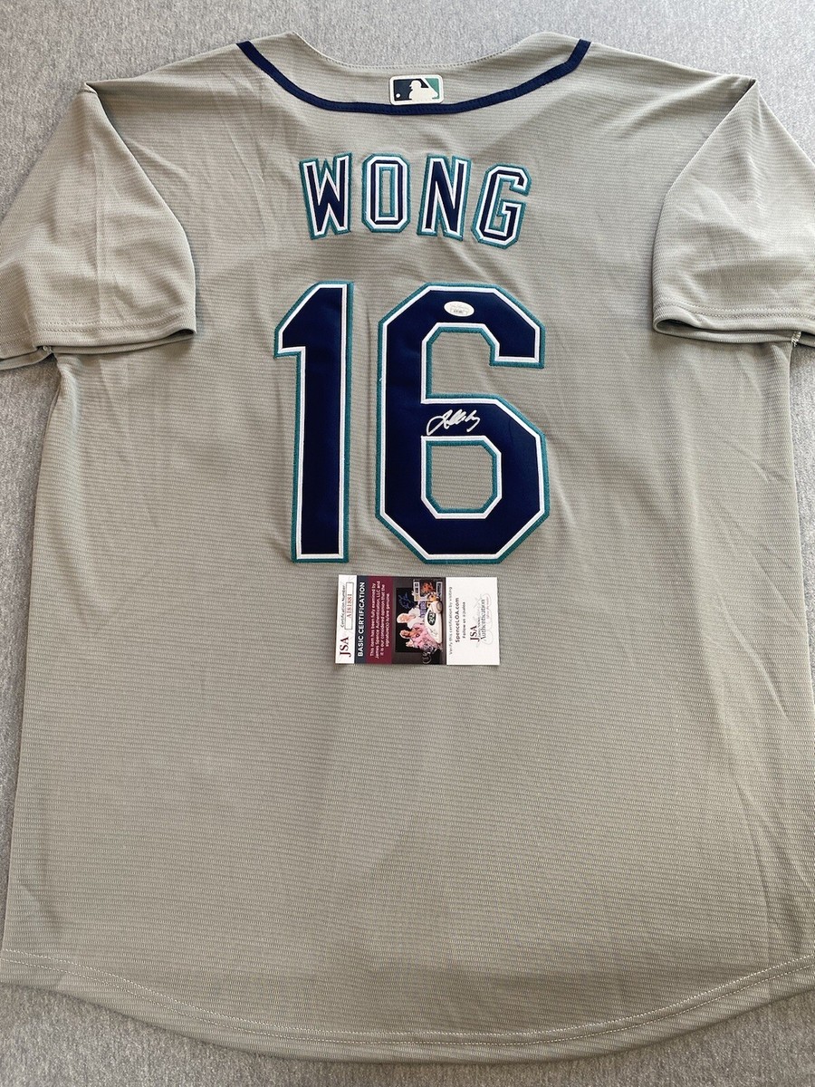 SEATTLE MARINERS- KOLTEN WONG AUTOGRAPH #16 GRAY REPLICA SEATTLE MARINERS- KOLTEN WONG AUTOGRAPH #16 GRAY REPLICA