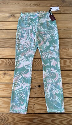 IVL Collective NWT Women s Purl Edge V Leggings size 6 Green R6