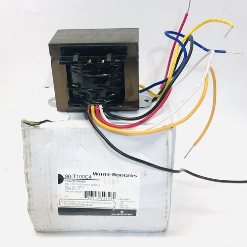  WHITE-ROGERS ( EMERSON) 90-T100C4 TRANSFORMER  24V - 100VA  FOOT MOUNT