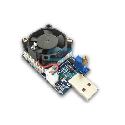 15W USB Electronic Load Tester Adjustable Constant Current Discharge Resistor