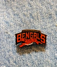 NFL-BENGALS -ENAMEL PIN-SHIP ALL THE PINS YOU BUY FOR $4.99-VISIT OUR STORE