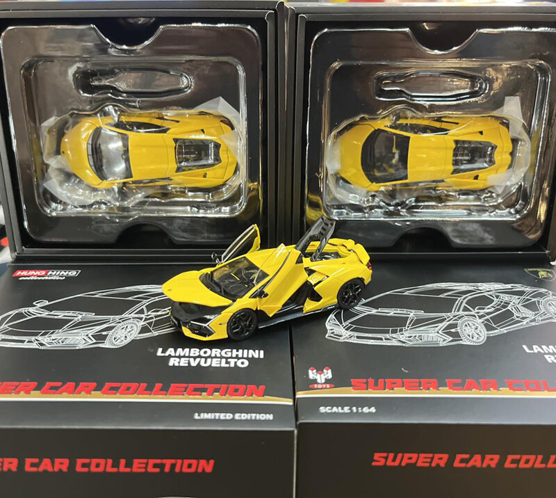 Hung Hing Toys 1/64 ランボルギーニ　レヴェルト　フル開閉 APR 2025 HH HUNG HING Toys 1/64 LAMBORGHINI REVUELTO SUPER