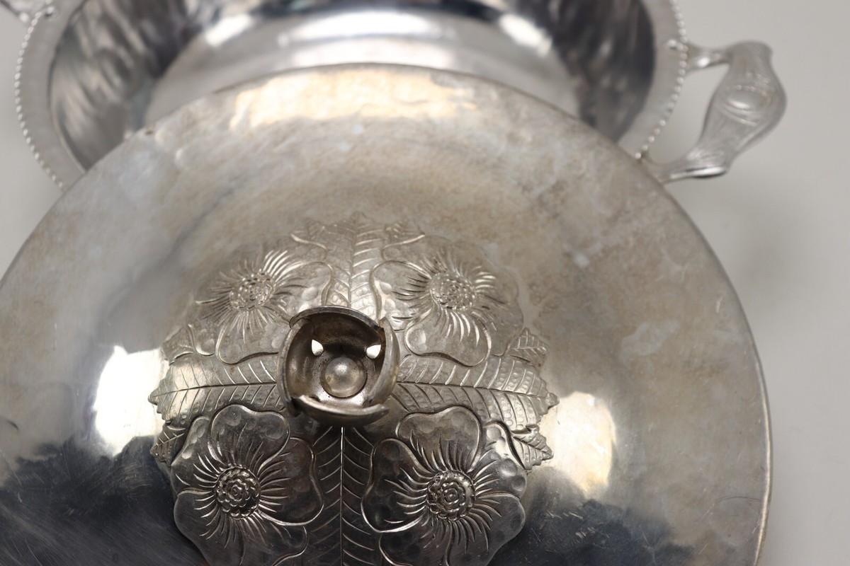 銀製品 シルバー Continental Silver Company Wild Rose Brilliantone Hammered