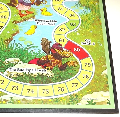 Der Onkel Wiggily Spiel 2003 Parker Bruder Vintage Spiel - nur Brett ~ sauber - schön - Bild 2 von 9