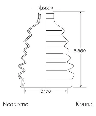 Kit de reparación de arranque CV exterior delantero para Oldsmobile Alero 1999-2004 (ver gráfico) Foto 4 de 4