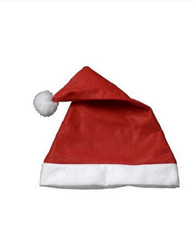 Cappello di Babbo Natale rosso classico adulti e bambini h38cm - Foto 1 di 1