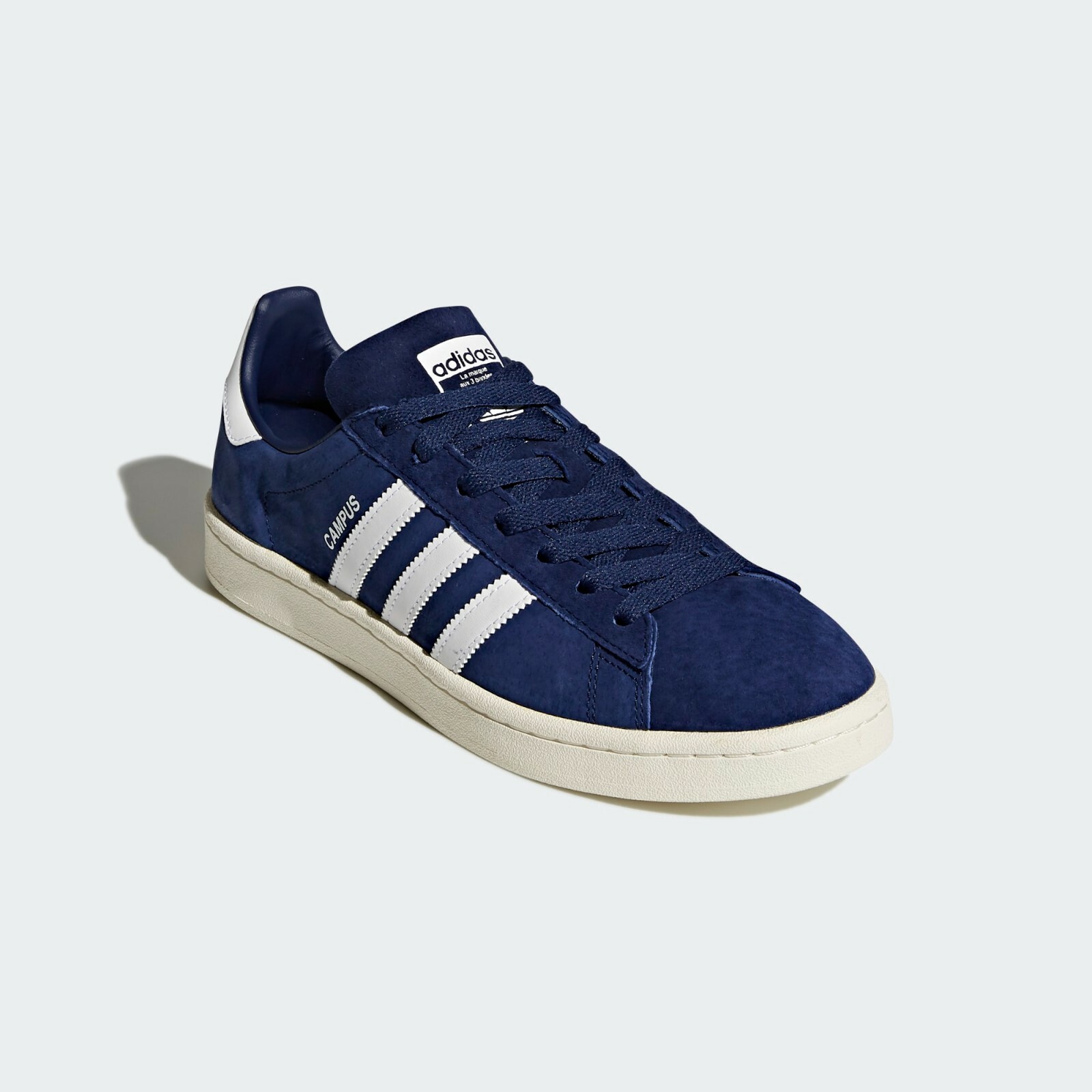 blue adidas campus