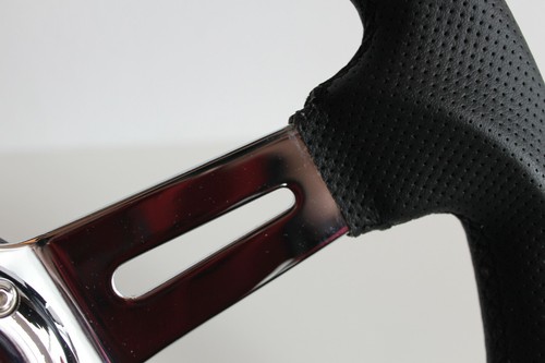 Steering Wheel Flat Carbon Look Leather fits For Land Rover defender 36 splines - Picture 5 of 17