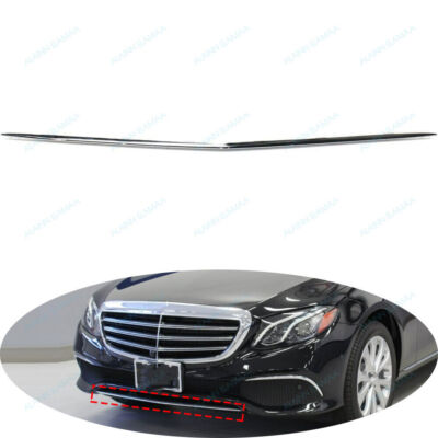  Front Bumper Molding Trim For 2016-2020 Mercedes Benz E Class W213 Non Sport