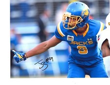 Jordan Brown South Dakota State signed autographed 8x10 football photo f