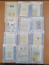 N Scale Microscale Decals $3.00 Your Choice 'SEVERAL LISTINGS' Item #B3