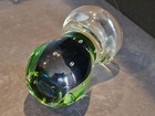 Murano Style Glass Candleholder, green and blue — photo 4