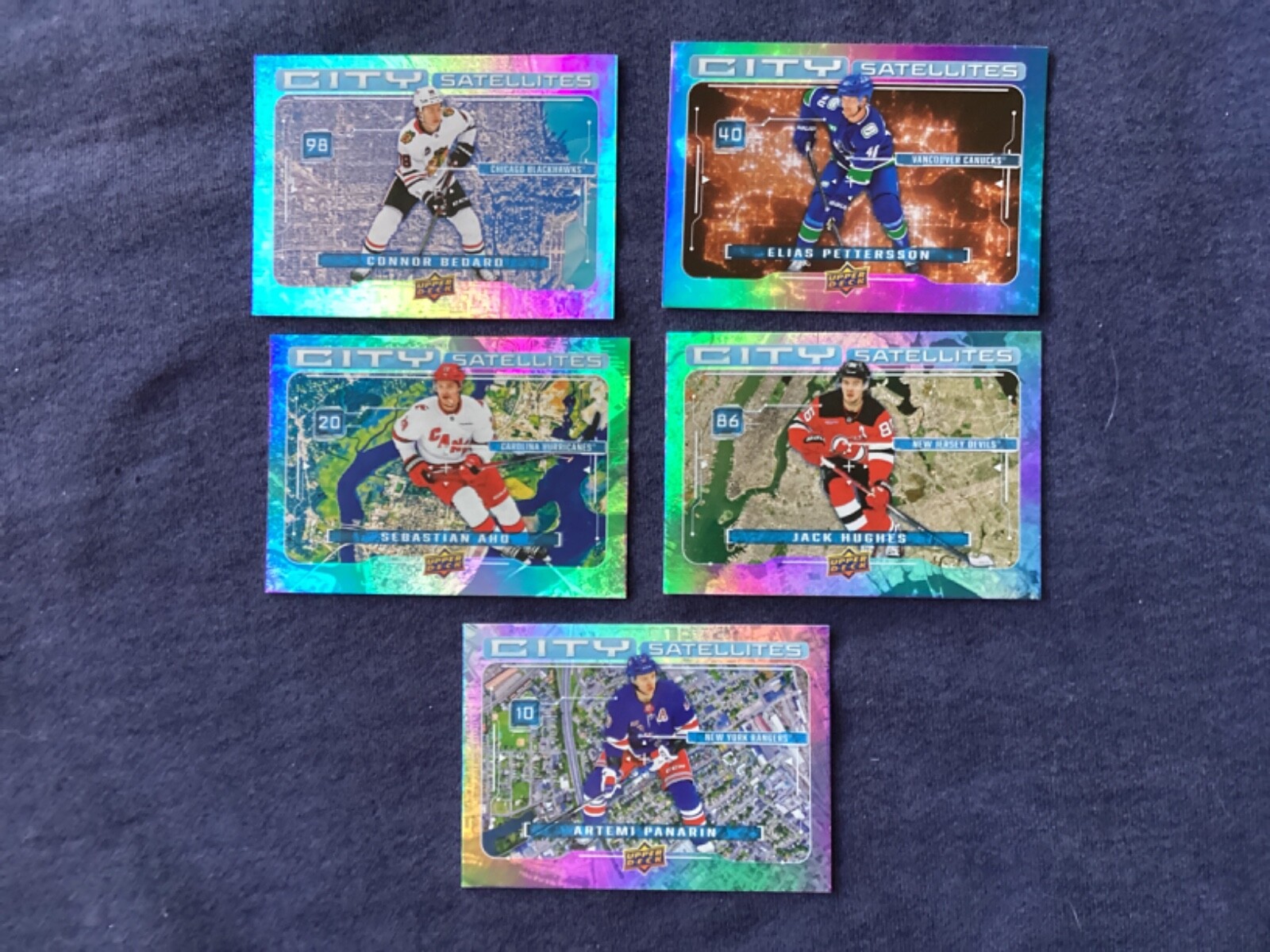 2024-25 UPPER DECK CITY SATELLITES INSERT HOCKEY CARDS. YOU PICK FROM LIST.