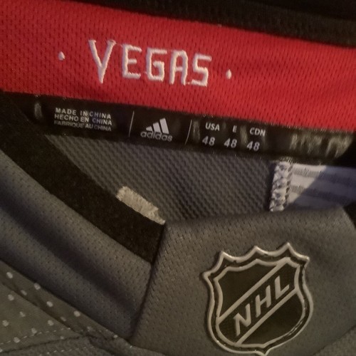 NHL Adidas Indo Vegas Golden Knights grau Hockey Trikot, Größe 48 - Bild 3 von 3