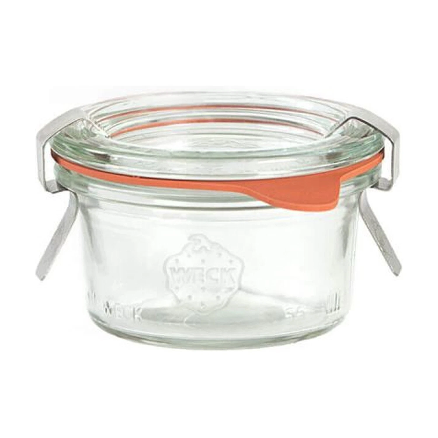 x12 Weck 50ml Glass Jars with Lids, Seals and Clamps