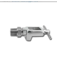 CGA 870 x 1/2" NPT Chrome Plated Oxygen Yoke and T Bar 1109-1018