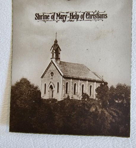 ANTIQUE HOLY HILL HOLY CARD Hubertus Wisconsin CATHOLIC SHRINE Polish Language - Picture 2 of 4