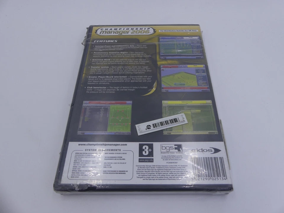 Championship Manager 2006 [NEW] - PC (2006) Windows XP - Image 2 of 3