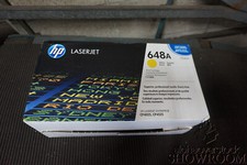 New Sealed Box Genuine OEM HP CE262A Yellow Toner 648A LaserJet CP4025 8F15H1Ba