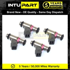 IntuPart 4x Petrol Fuel injectors for Renault Clio Kangoo Thalia Twingo Injectio