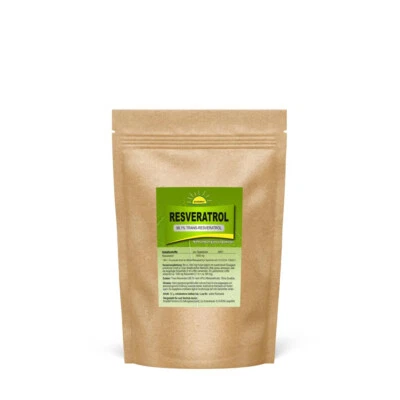 Resveratrol (98,1% Trans-Resveratrol nach HPLC), ohne Zusätze, 30 g, Bonemis®