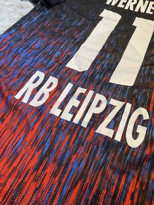 新品タグ付　RBライプツィヒ 2019/20 3rd ヴェルナー RB LEIPZIG 2019/20 3rd Kit MATCH WORN/ISSUE Jersey WERNER