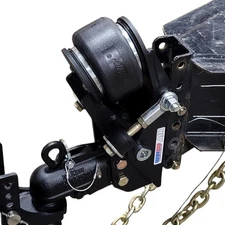 Shocker 12K Air Trailer Tongue Mount with Wallace 2" Ball Coupler