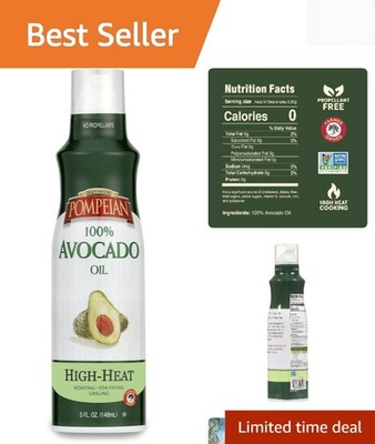 5 Fl Oz Avocado Oil Spray   Gluten Free, Kosher, Perfect for High-Heat Cooking