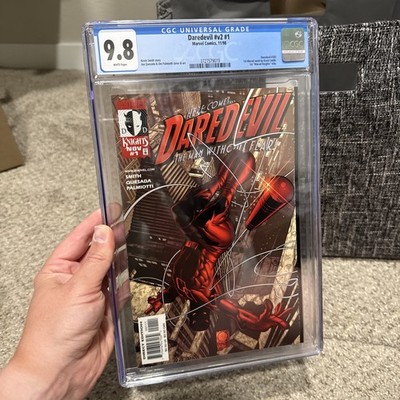Marvel Comics Daredevil Vol.2 #1 CGC 9.8 White Pages Top POP