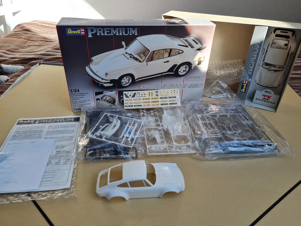 Porsche 930 Turbo 1:24 Revell 7148 - 38 Jahre alter Bausatz (von 1987)