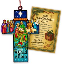 Cross Christmas Ornaments - Christian Decor - Crm-001